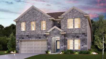 A house with a garage.