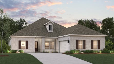 A house with a driveway.