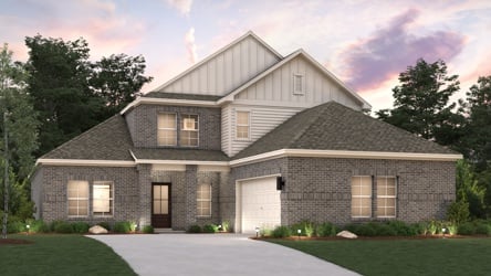 A house with a driveway.