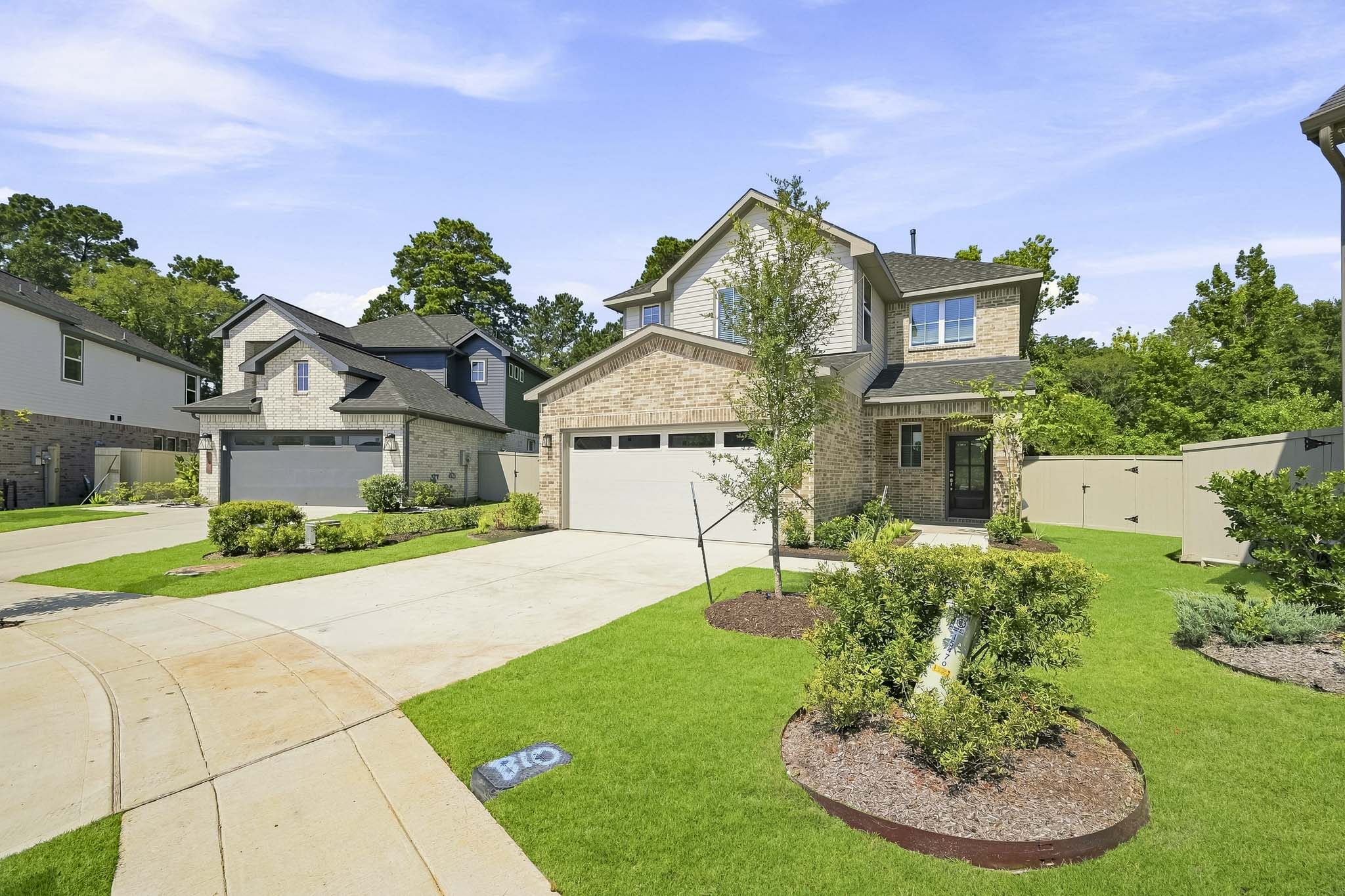 A house with a large yard.