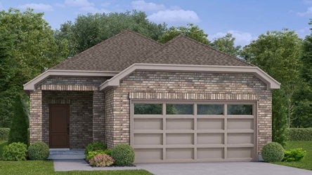 A house with a garage.