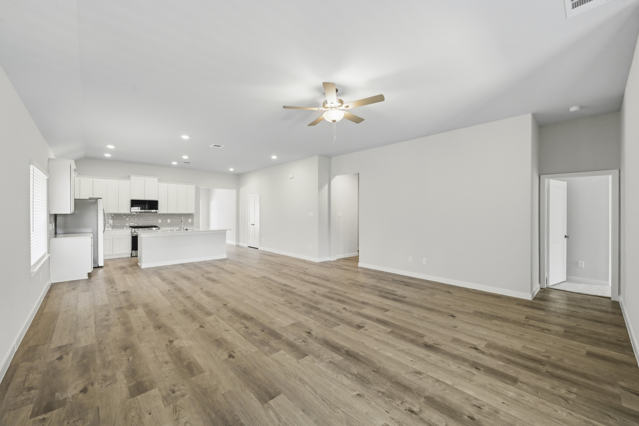 A large empty room.