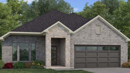 A house with a garage.