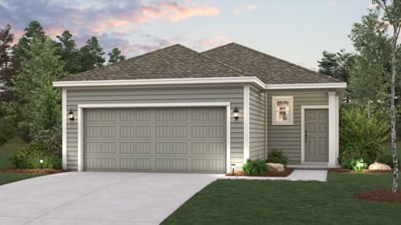 A house with a garage.