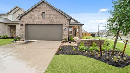 A house with a driveway.