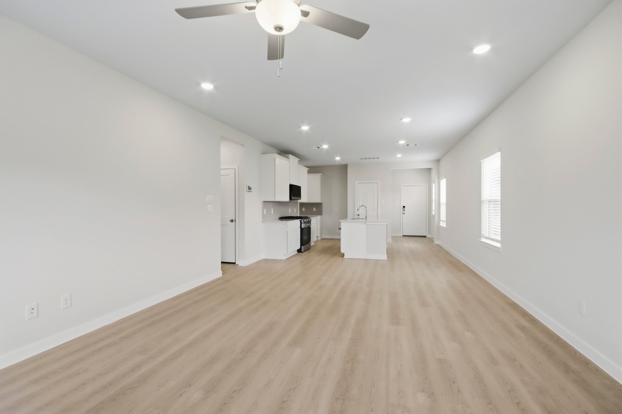 A large empty room.