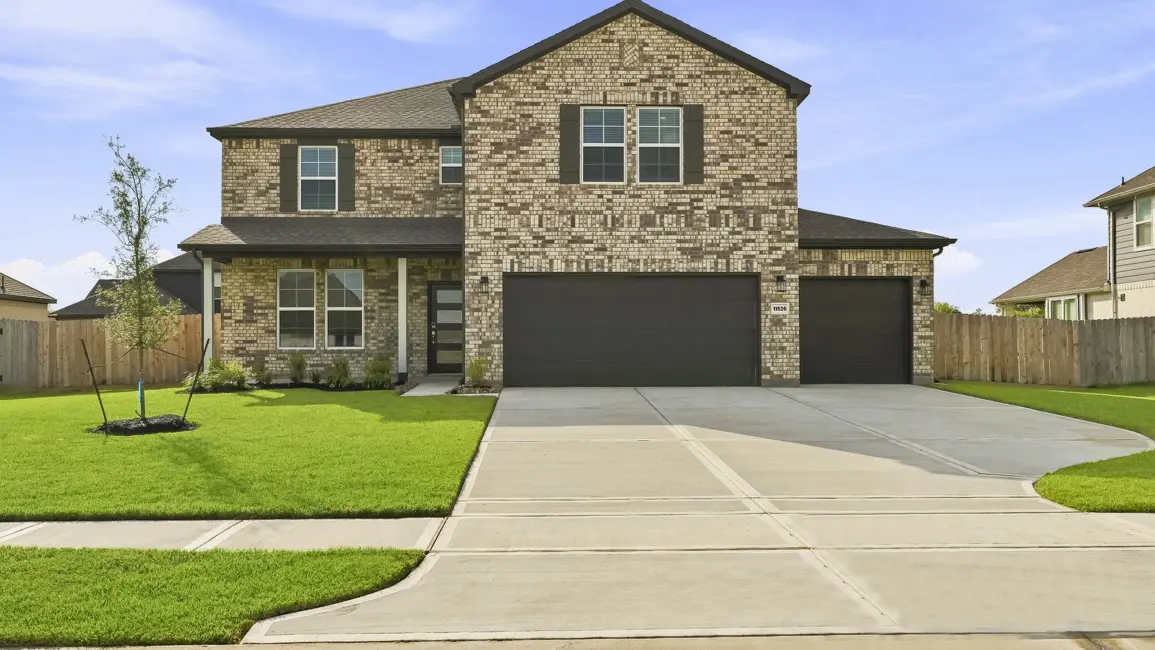 This home — photograph published by the builder