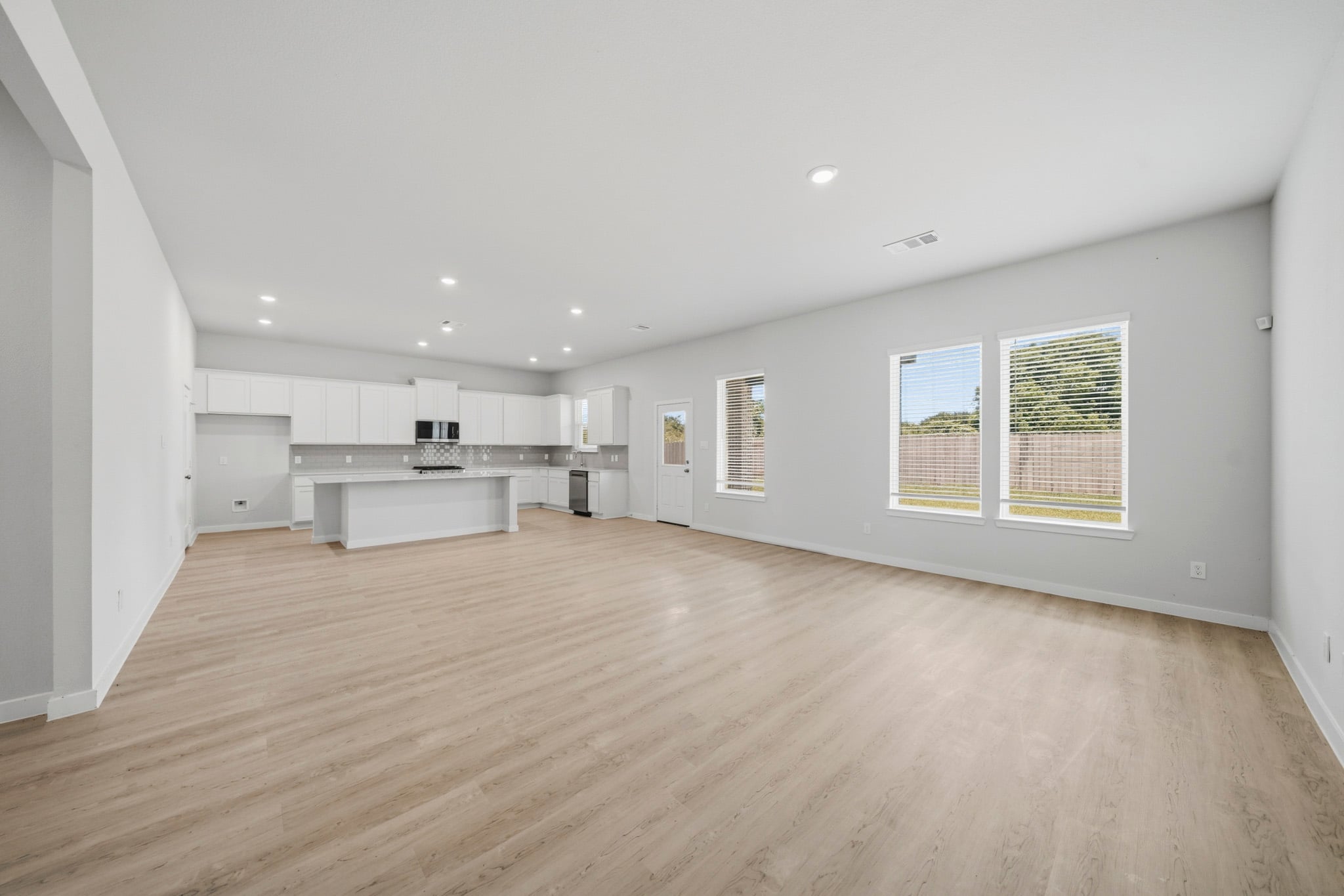 A large empty room.