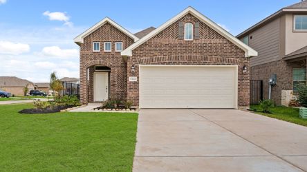 A house with a garage.