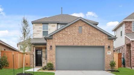 A house with a garage.