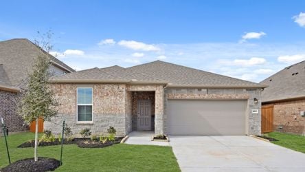 A house with a garage.