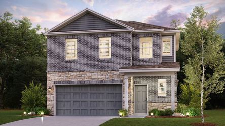 A house with a garage.