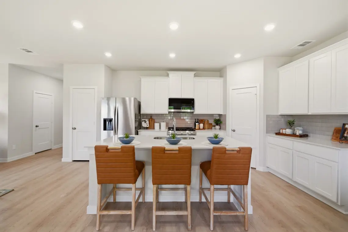 Slide Map Pin The Lakes at Black Oak Villas New Homes in Magnolia | Century Communities