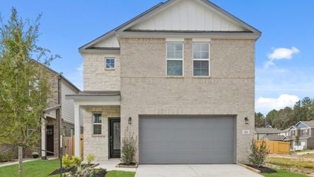 A house with a garage.