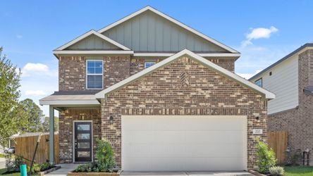 A house with a garage.