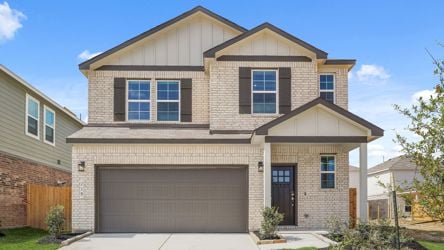 A house with a garage.