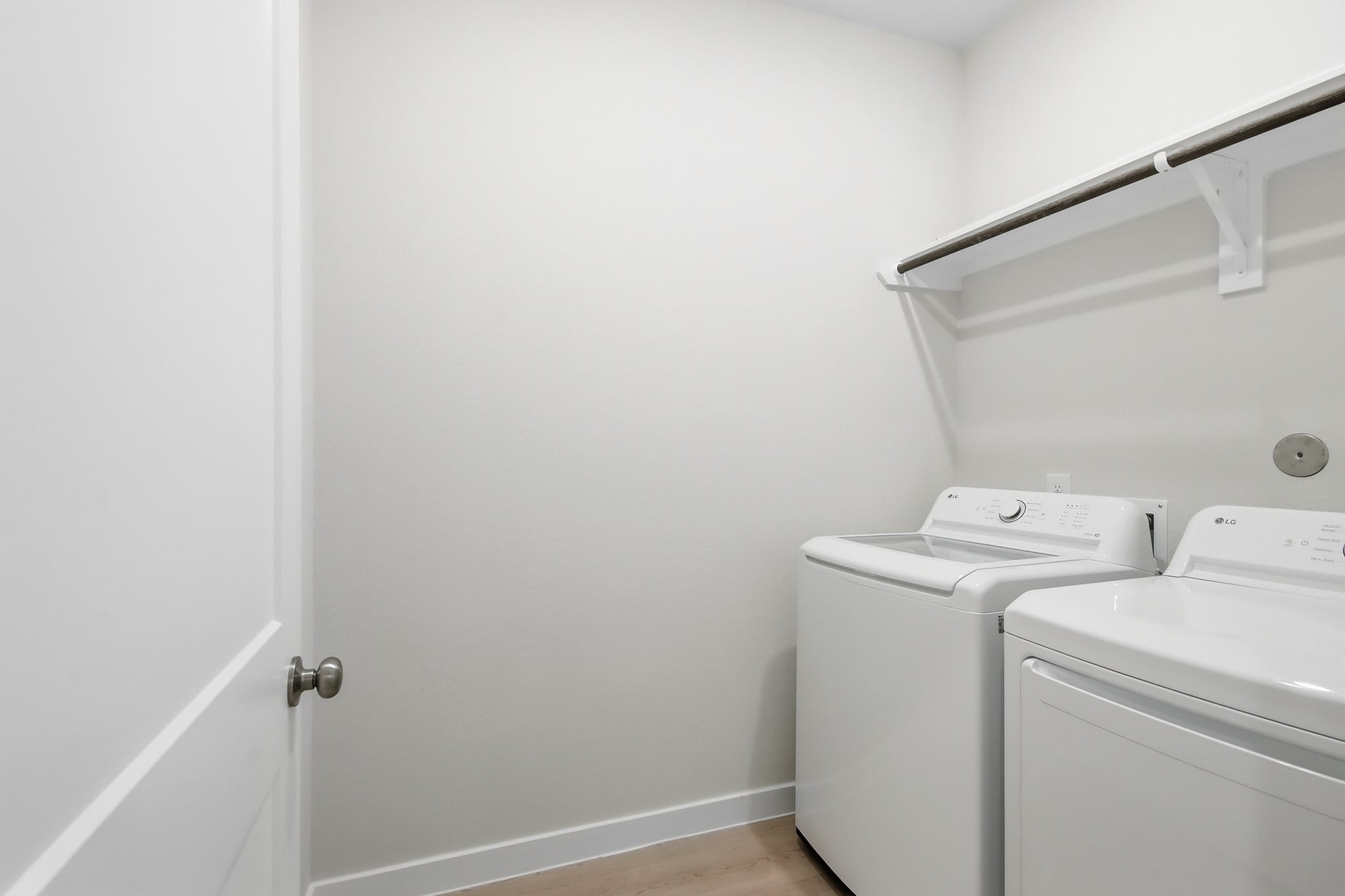 A white door with a white door.