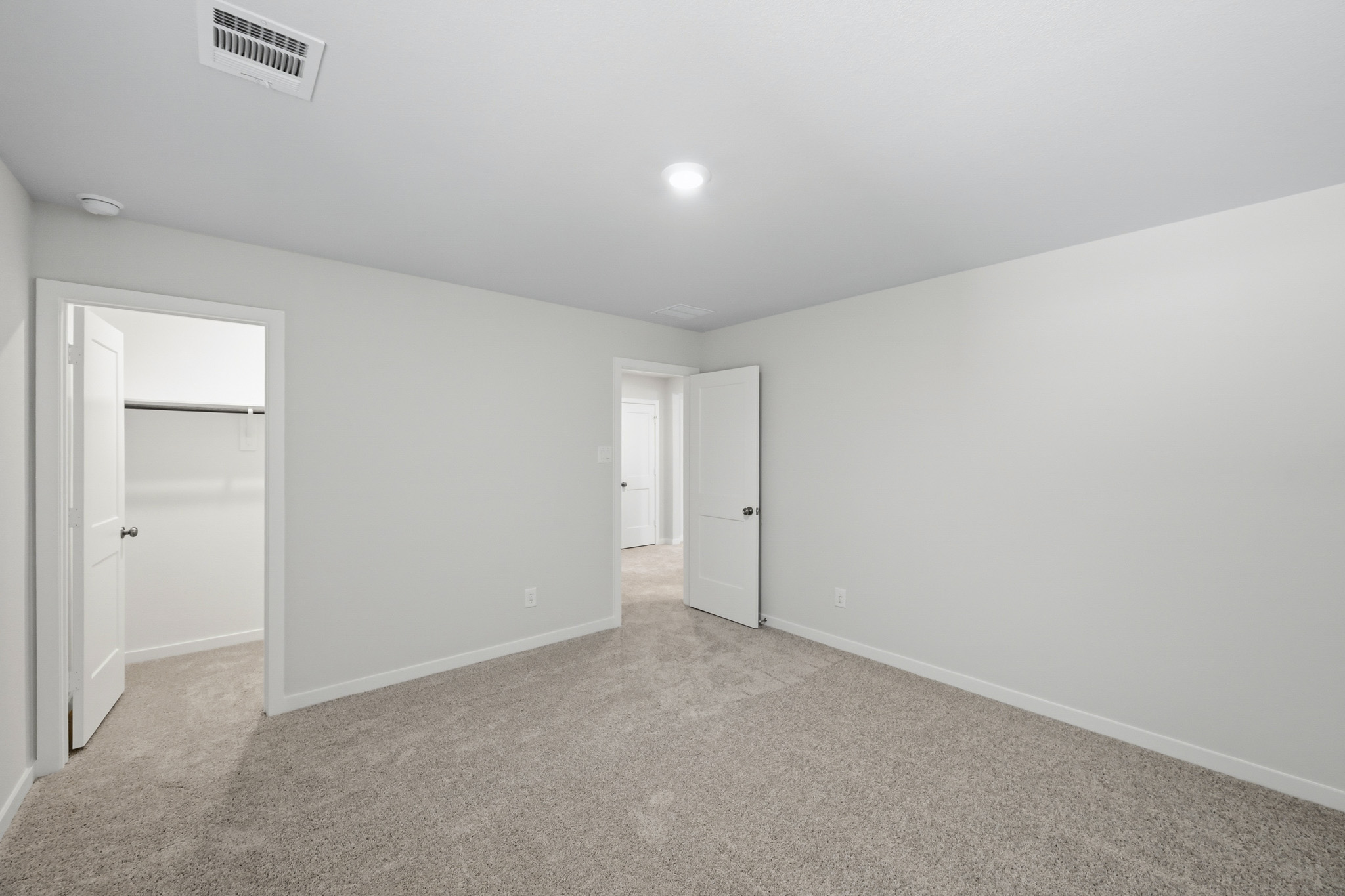 A room with white walls.
