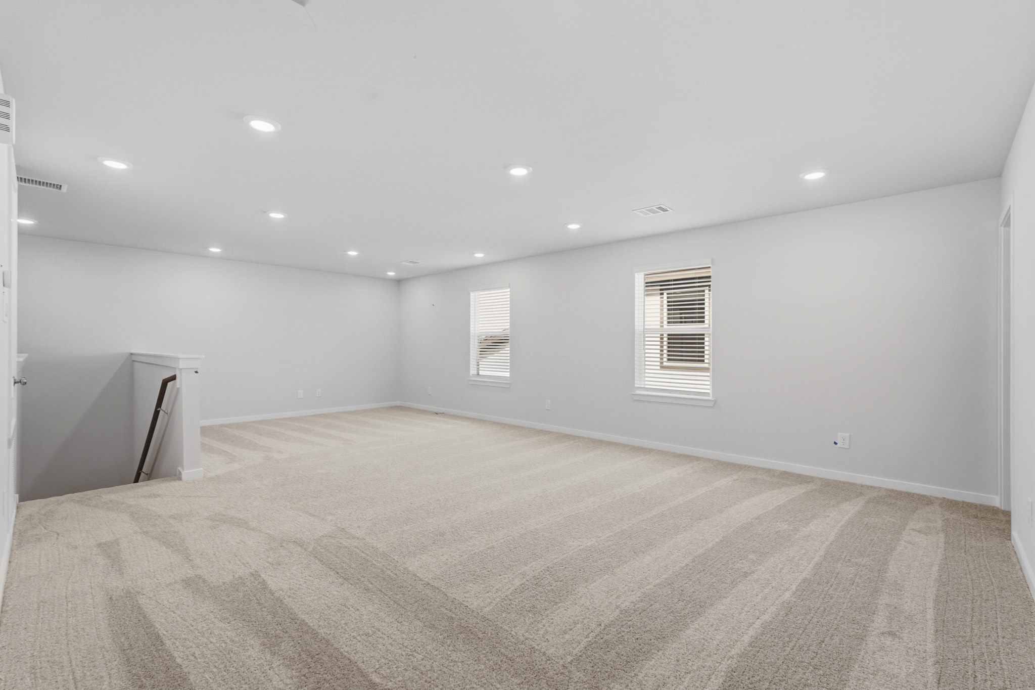 A large empty room.
