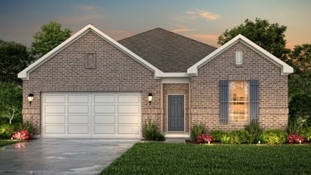 A house with a garage.