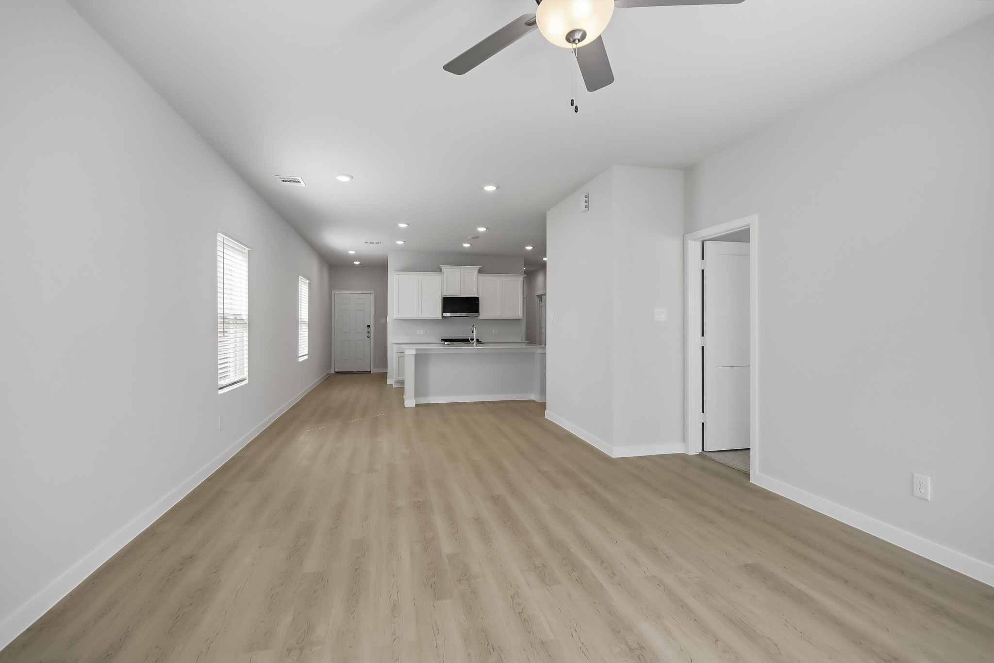 A large empty room.