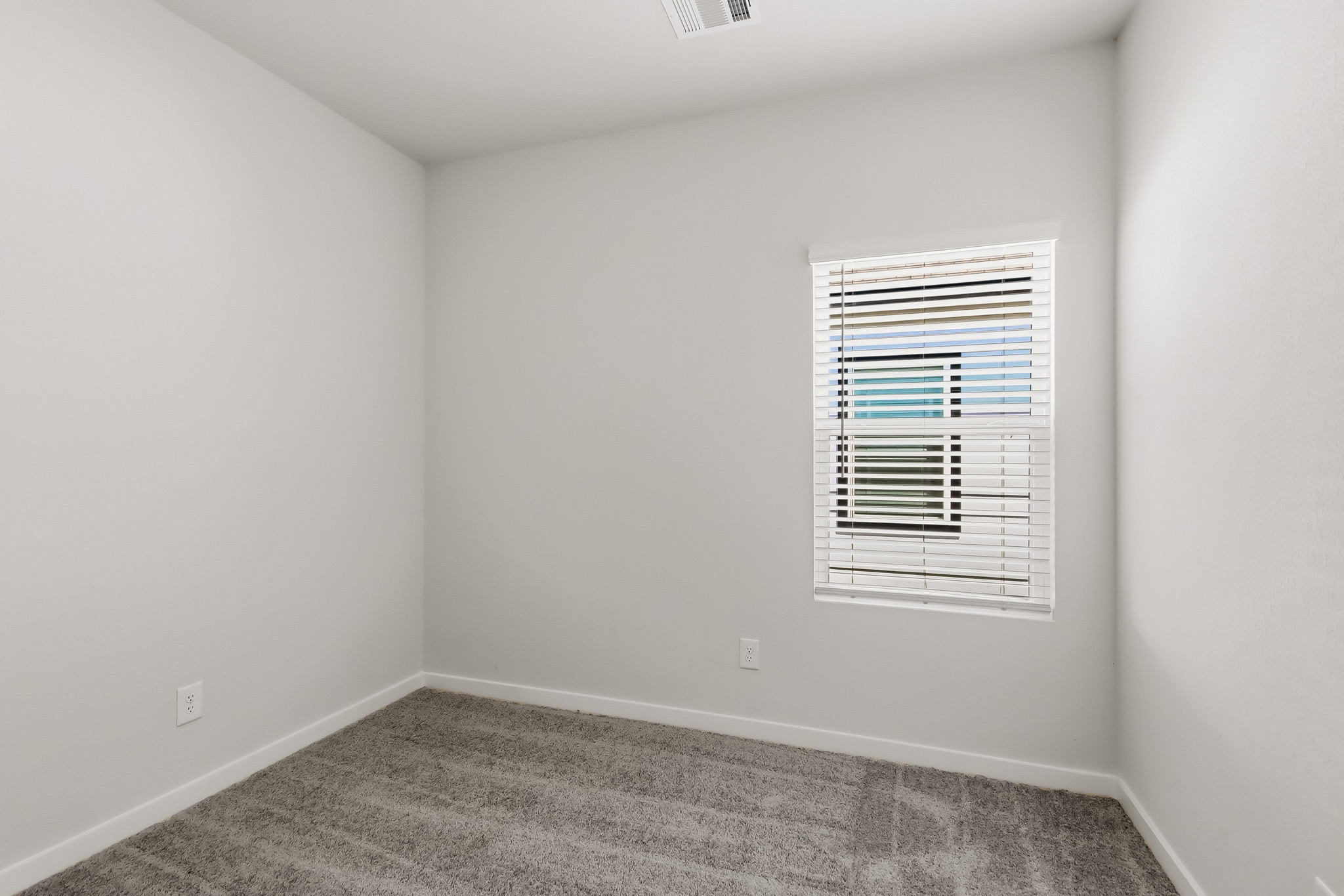 A room with a window.