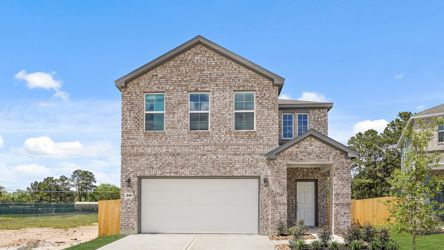 A house with a garage.