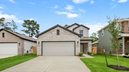 A house with a garage.
