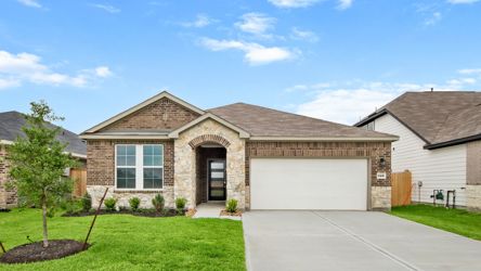 A house with a garage.