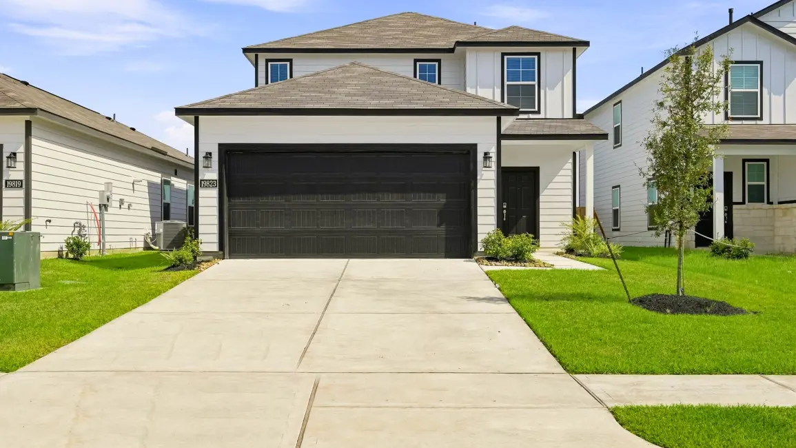 This home — photograph published by the builder