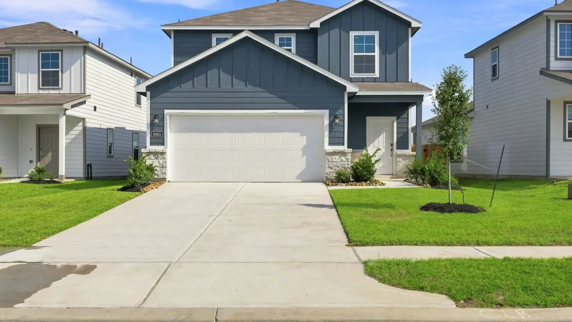 This home — photograph published by the builder