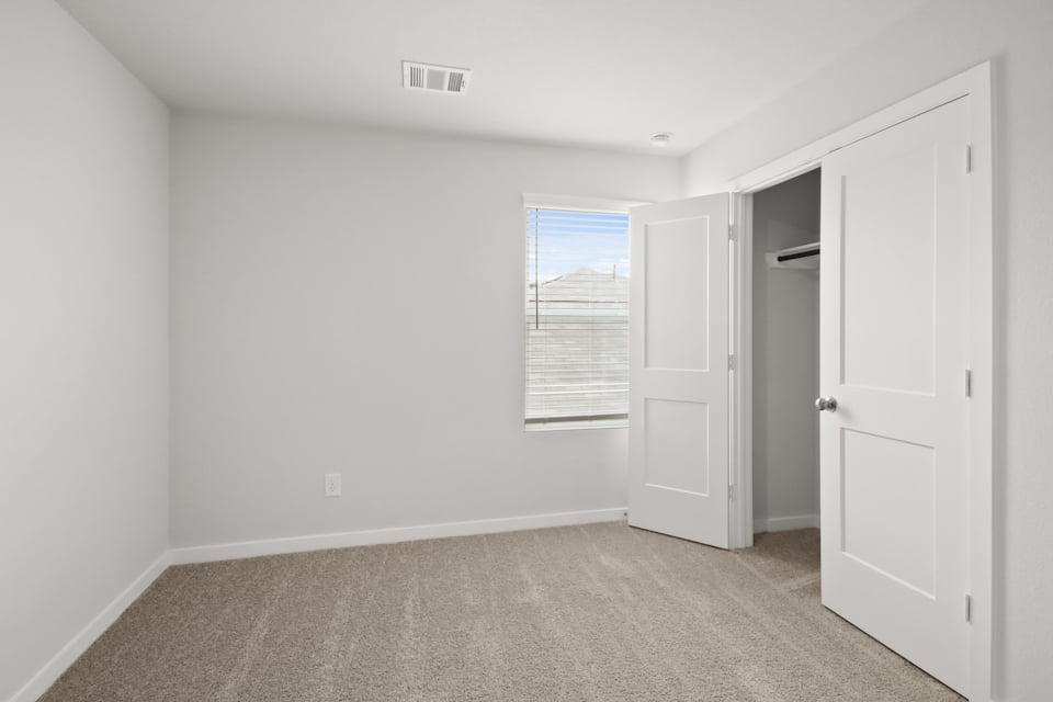 A room with white doors.