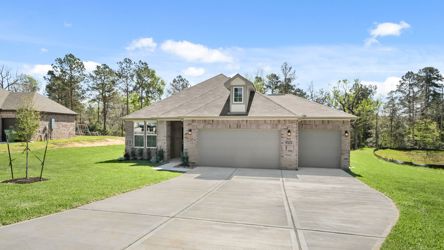 A house with a driveway.
