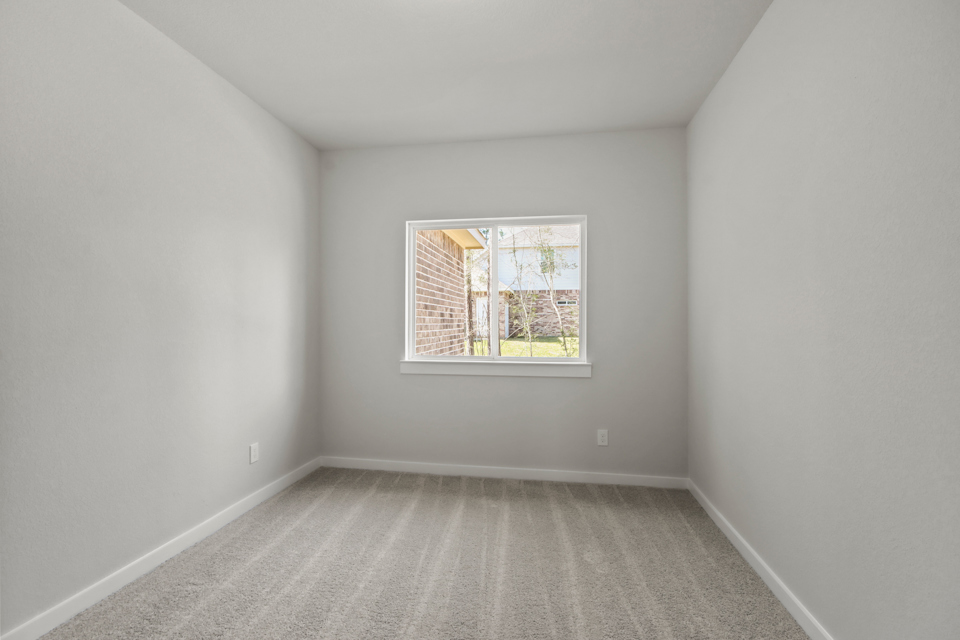 A room with a window.