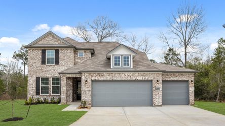 A house with a garage.