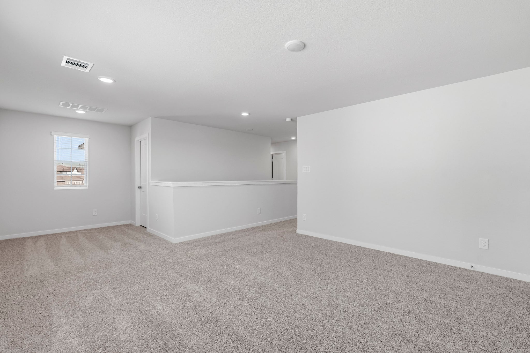 A large empty room.
