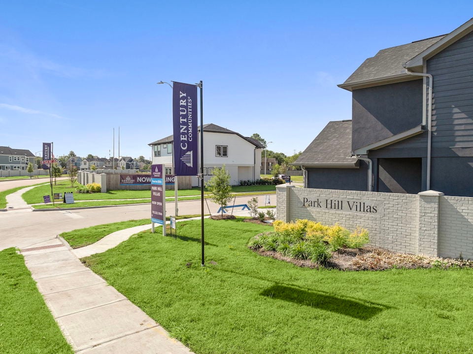 A sign in front of a building.