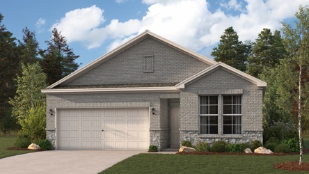 A house with a garage.