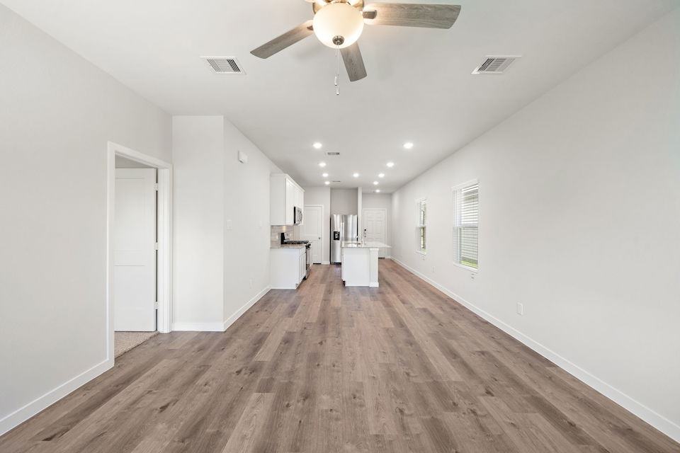A large empty room.