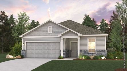 A house with a garage.