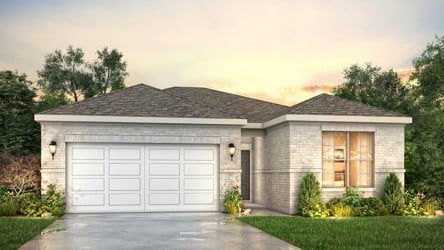 A house with a garage.