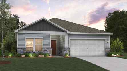 A house with a garage.