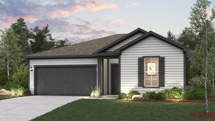 A house with a garage.