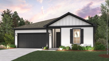 A house with a lawn.