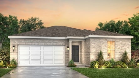 A house with a garage.