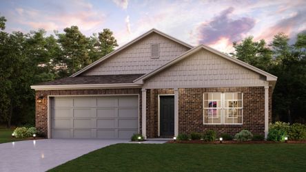 A house with a garage.