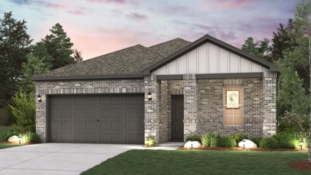 A house with a garage.