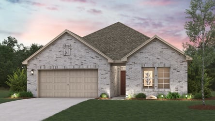 A house with a garage.