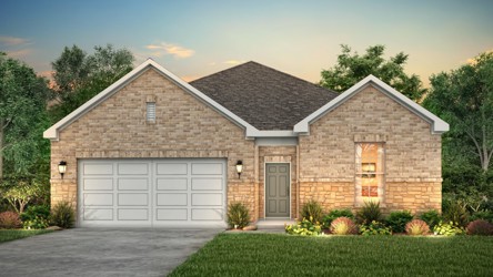 A house with a garage.