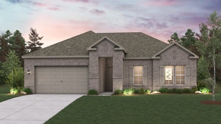 A house with a garage.